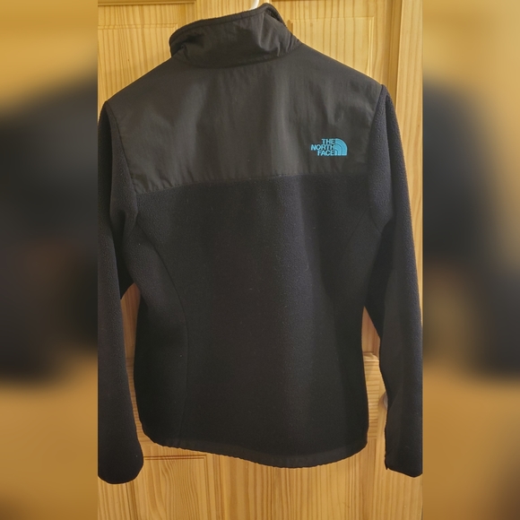 Vintage Rare North Face Denali Black with Light Blue Accents Fleece Jacket - Picture 6 of 10